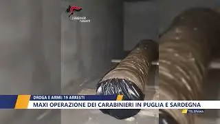 DROGA E ARMI, 19 ARRESTI MAXI OPERAZIONE DEI CARABINIERI IN PUGLIA E SARDEGNA di DANIELA MANIGRASSO