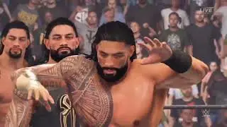 Roman Team Old Characters vs RandyOrton Team Old Characters Match