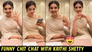 Krithi Shetty Super Funny Chit Chat With Her Fans | Krithi Shetty Latest Video | Telugu Varthalu