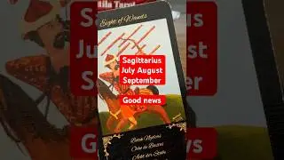 Sagittarius July August September 2025 money career love relationship tarot reading #sagittarius