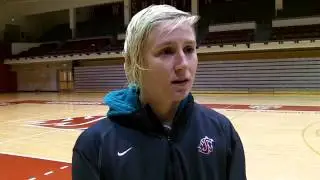 WSU Soccer:  Nicole Setterlund Postmatch (Oct. 26, 2012)
