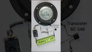 Multi tone Bell with big speaker #experiment #circuit