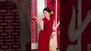 Impressed by This Red New Chinese Style Toasting Dress