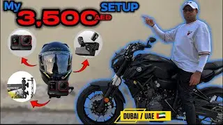 My Neat and Clean motovlog  Setup #motovlog#setup #mt07 #sajjadbro #dubai#uae