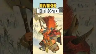 Dwarfs Unit Roster ⚔️ in Less than 60 Seconds | Total War Warhammer 3