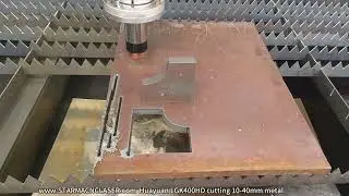 China starma cnc plasma cutting machine huayuan LGK400HD cut thick metal 1530 2040 5x10 7x13.5ft