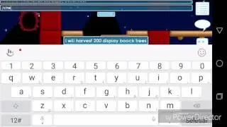 Growtopia - Harvesting 200 DBlock Trees