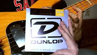Dunlop Super Bright Nickel bass strings - review and sound test