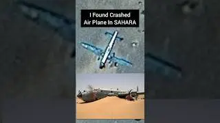 I Found Crashed Plane😲🥺 #mysterious #ytshorts