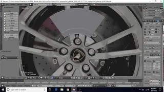 Model A Lamborghini Gallardo LP560-4 in Blender - Tutorial Part 38 - Disc Brake Part 1