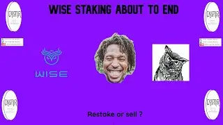 Wise Token !!! Stake end July 4th Should I sell or restake or just buy #HEX