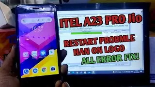 iTel A23 Pro L5006C Jio Hang On Logo_Restart All Problem Fix! 100% Working Method!