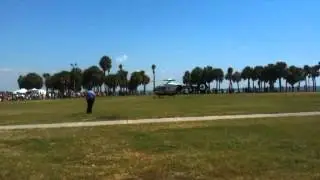 Bayflight Medical Helicopter Take-Off From Vinoy Park - St. Petersburg, Florida