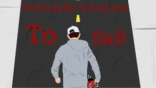Teaching My Friend How To Skateboard/Nickleboard! In 2017