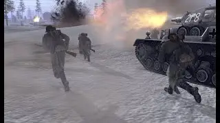 Brutal German winter attack