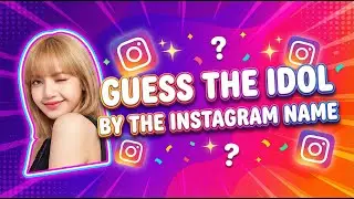 GUESS THE IDOL BY INSTAGRAM USERNAME!! KPOP QUIZ 2025 (KPOP GAME QUIZ 2025)