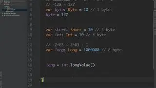3) Scala Primitives (Byte, Short, Int, Long)