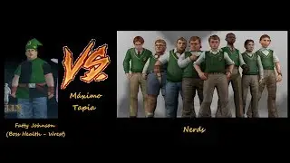 Bully SE: Fatty Johnson (Boss Health) vs Nerds (Full HD)