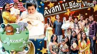 Avani's 1st Birthday Party USA 🎂 | Baby Avani 1st Birthday Celebration | Ft Yashodha | Amma Ammadu