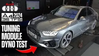 Audi A4 35 TFSI (2024) 2.0 148bhp/150ps Dyno Test &ndash; Bluespark Tuning Box