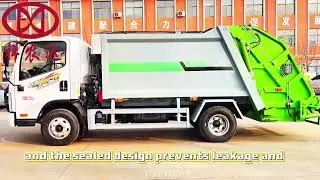FAW Jiefang Compressed Garbage Truck: Efficient, durable, and eco-friendly#FAWJiefang #garbagetruck 