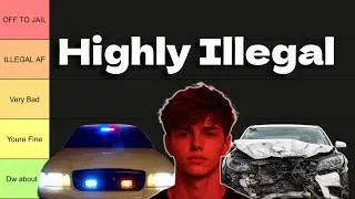 SUBTLE Driving Habits That Are EXTREMELY Illegal (Tier List)