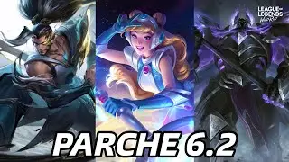 PARCHE 6.2 DE WILD RIFT: VUELVE CALIGRAF&Iacute;A, 2 SKINS GRATIS, ARTESAN&Iacute;A HEXTECH Y M&Aacute;S.