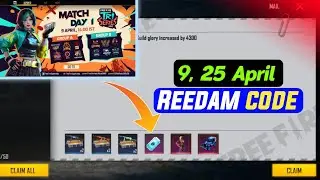 9 April redeem code free fire