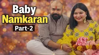 Naamkaran Vlog Part 2 | Gold gifts | Lunch party | Family Masti and fun game 🎉 