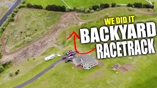 We BUILT A RACETRACK in my BackYard for ATV Gokart and Dirtbikes