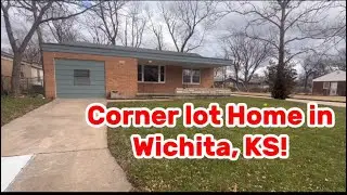Beautiful corner lot home in Wichita, Kansas - check it out!