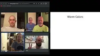 Synchronous art lesson via Google Meet