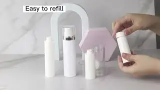 refillable cosmetic bottle