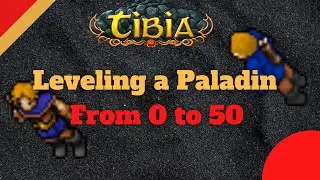 Начало игры Паладином с 0 в Tibia [Новый сервер]