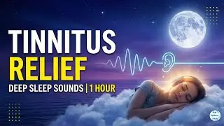 1 HOUR Tinnitus Masking: Deep Sleep Sounds, Calm White Noise & Ringing Relief