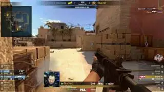 flusha 1v3 clutch (4k) | Natus Vincere vs Fnatic | PGL Major Krak&oacute;w 2017 - Group stage | Mirage