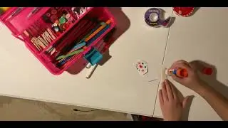 Making a Christmas Bookmark!