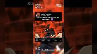 Itachi saving naruto with his susanoo 🔥🐐 | Naruto coldest moments 🔥