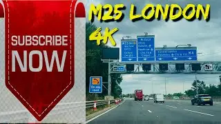 M4 & M25 London Motorway Near Heathrow Busy Before Bank Holiday Weekend |19 August 2025