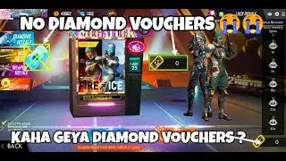 NO DIAMOND ROYALE VOUCHERS IN FREE FIRE || FREE FIRE 2ND ANNIVERSARY VOUCHERS