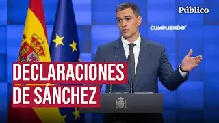Directo | Pedro S&aacute;nchez comparece desde Adamuz (C&oacute;rdoba) para hablar del accidente ferroviario
