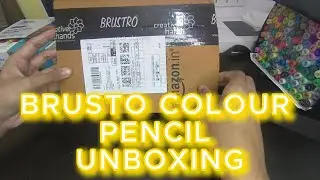 UNBOXING MY NEW BRUSTO COLOUR PENCILS