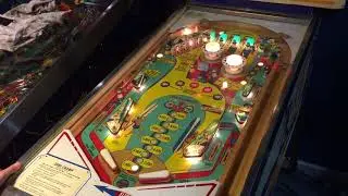 1976 gottlieb surf champ em pinball machine