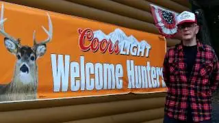 Garris Log Cabin Bushkill PA Opening Day Archery Season