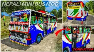 Download Now New Nepali Realistic Mini Bus Mod For Bussid || Bussid Mods .I.N