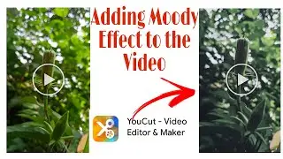 Adding Moody effect to the video.Using youcut video editor