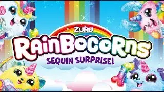Игрушка Zuru Rainbocorns. Распаковка и обзор.Плюшевые ЕДИНОРОГИ РейнБокорнс