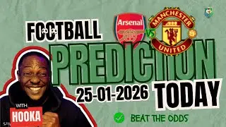 FOOTBALL PREDICTIONS TODAY 25/01/2026 SOCCER PREDICTIONS TODAY | #correctscore, #footballprediction