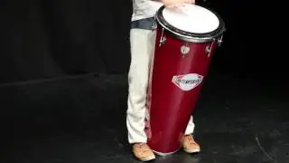 Timbal 14'' x 90 cm - Holz, rot - Contempor&acirc;nea - A343094