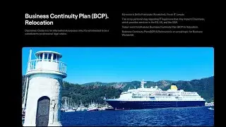 Business Continuity Plan (BCP). Relocation